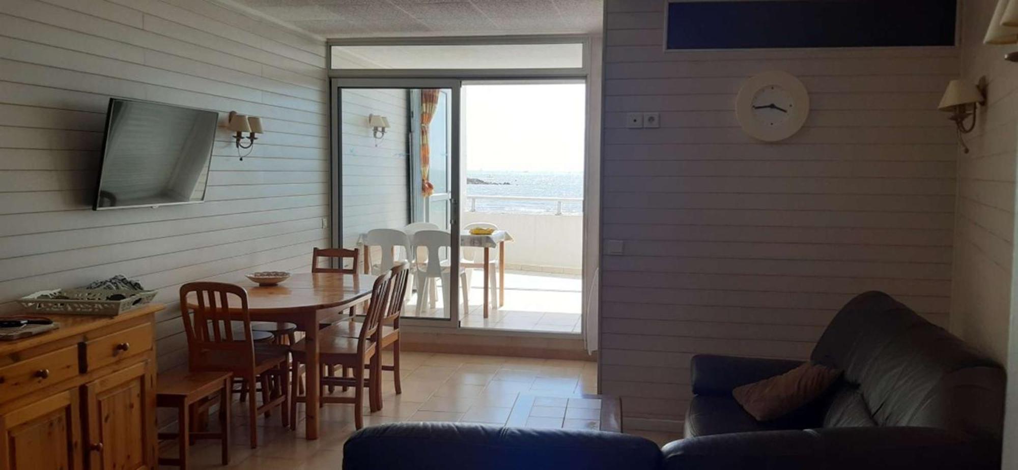 As22244- P4 Vue Mer, Sur La Plage A 2 Pas Du Centre Ville Avec Parking Prive Le Grau-du-Roi Luaran gambar